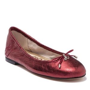 Sam Edelman Felicia Ballet Flat Metallic Rust 6.5